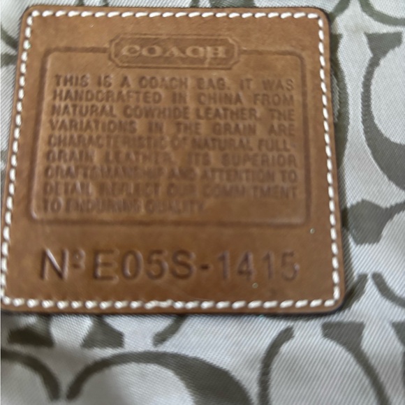 Vintage Coach Legacy Tan Leather Crossbody Bag with Silver Hardware - Picture 9 of 12